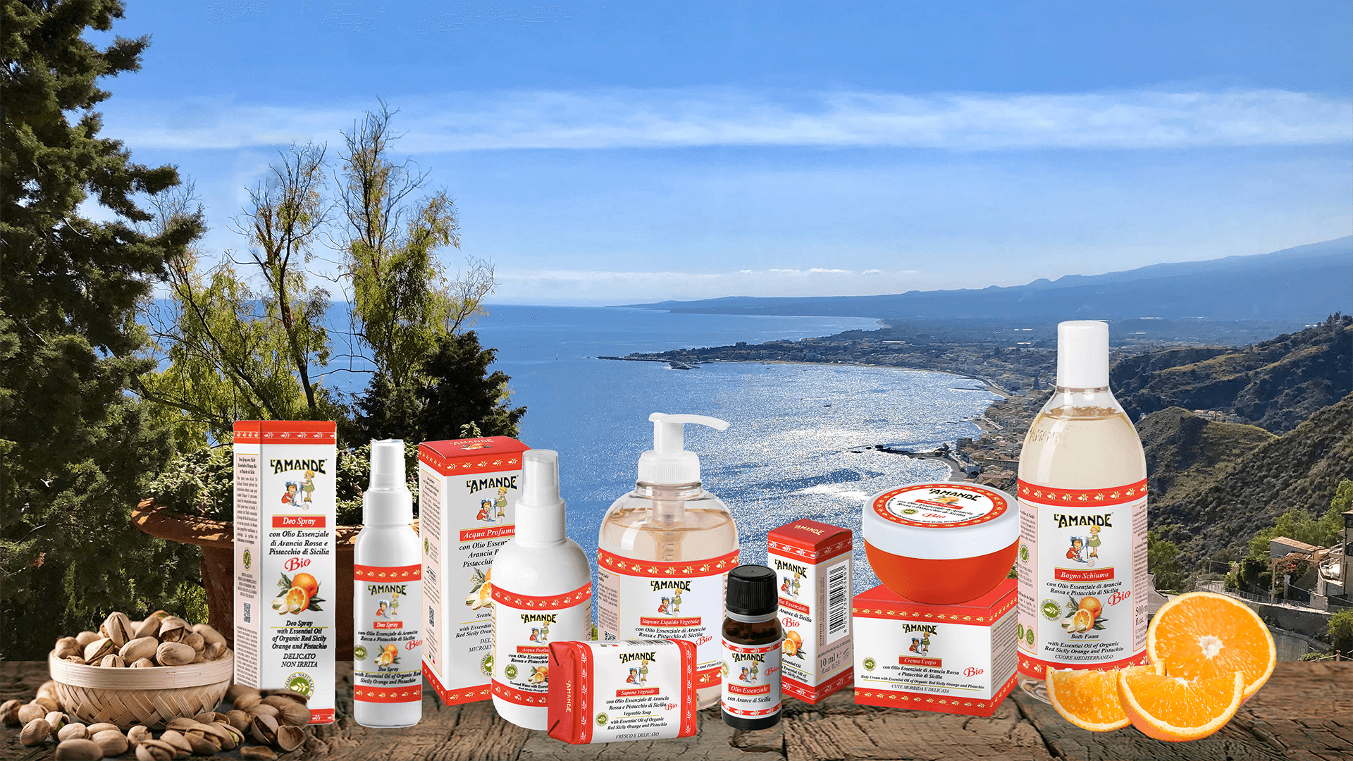 Arancia rossa e pistacchio di Sicilia