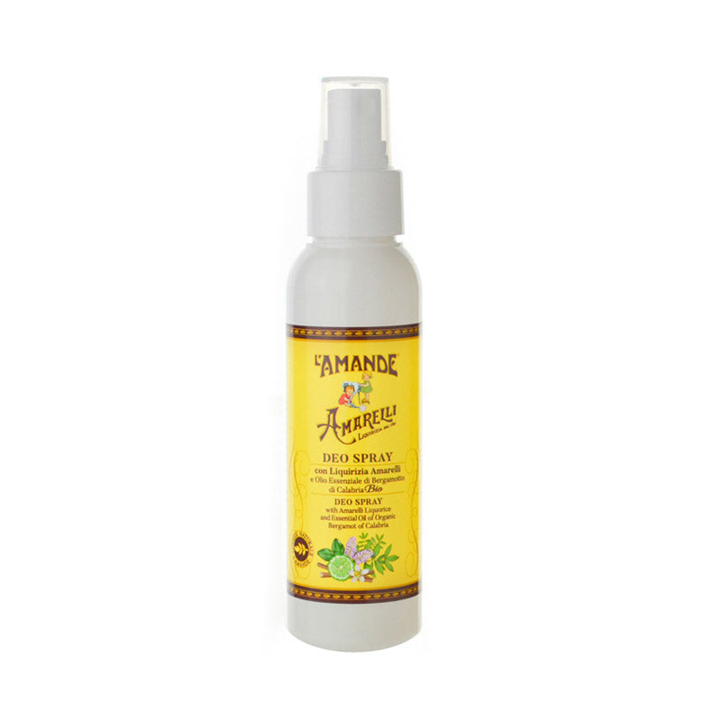 Deodorante spray con Liquirizia Amarelli e Olio Essenziale di Bergamotto di Calabria Bio