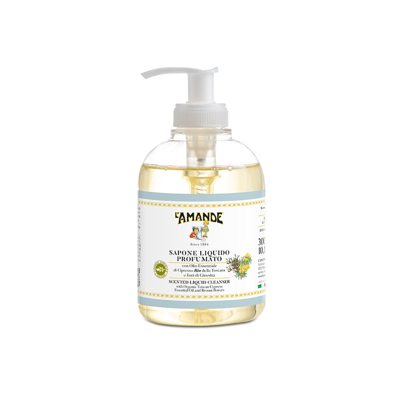 Sapone Liquido Cipresso Bio della Toscana e fiori di Ginestra