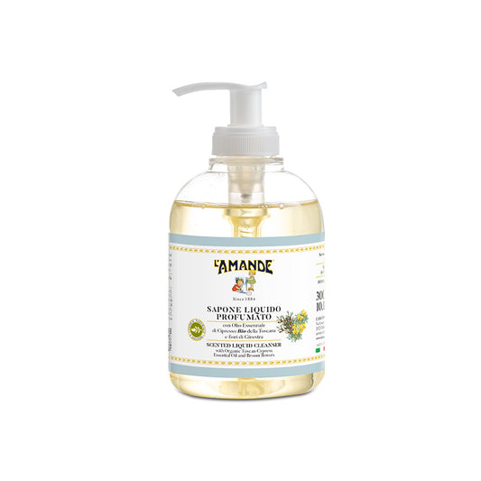 Sapone Liquido Cipresso Bio della Toscana e fiori di Ginestra