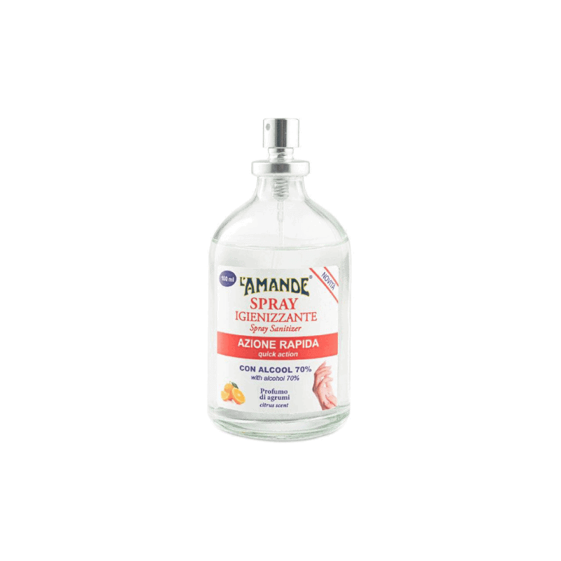 Spray igienizzante mani 100 ml – L'Amande Srl - Shop Online