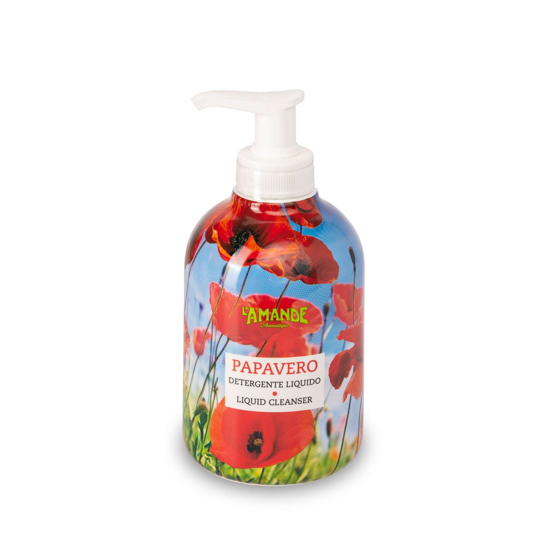 Detergente Liquido mani e corpo Papavero