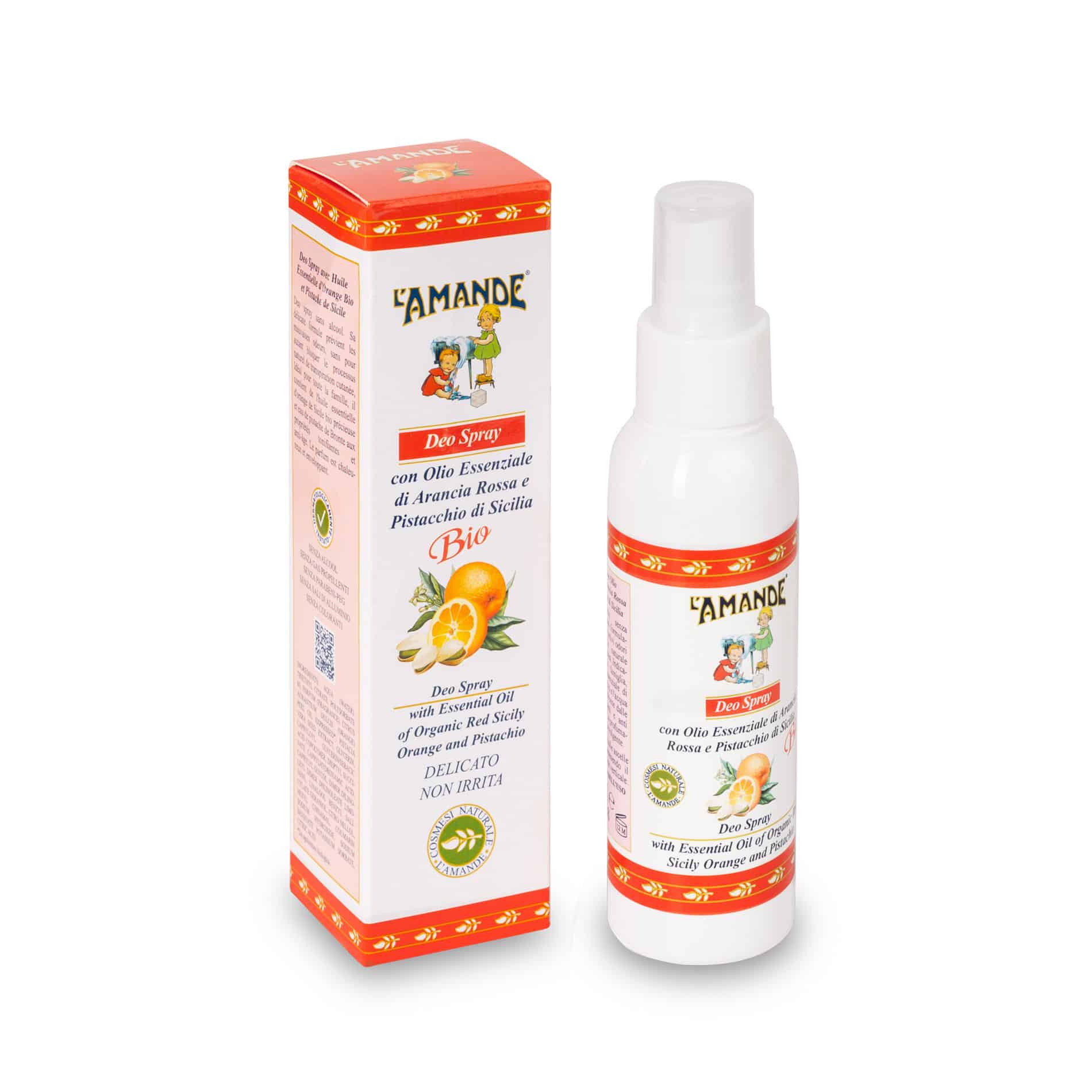Deo Spray Arancia rossa e Pistacchio di Sicilia