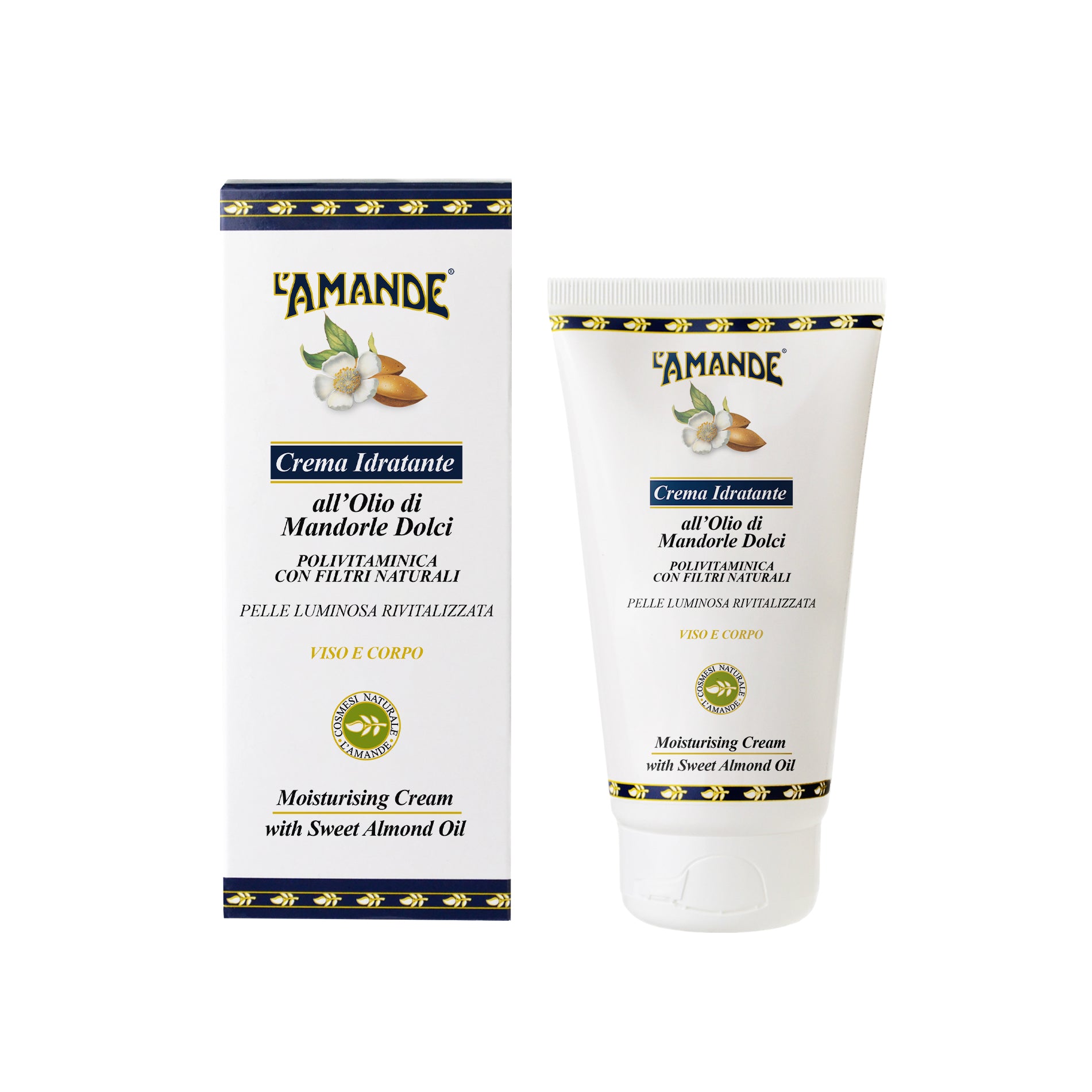 Crema idratante all'olio di mandorle dolci