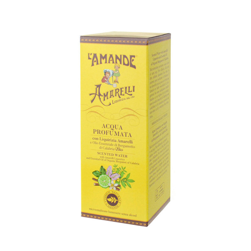 Acqua profumata con Liquirizia Amarelli e Olio Essenziale di Bergamotto di Calabria Bio