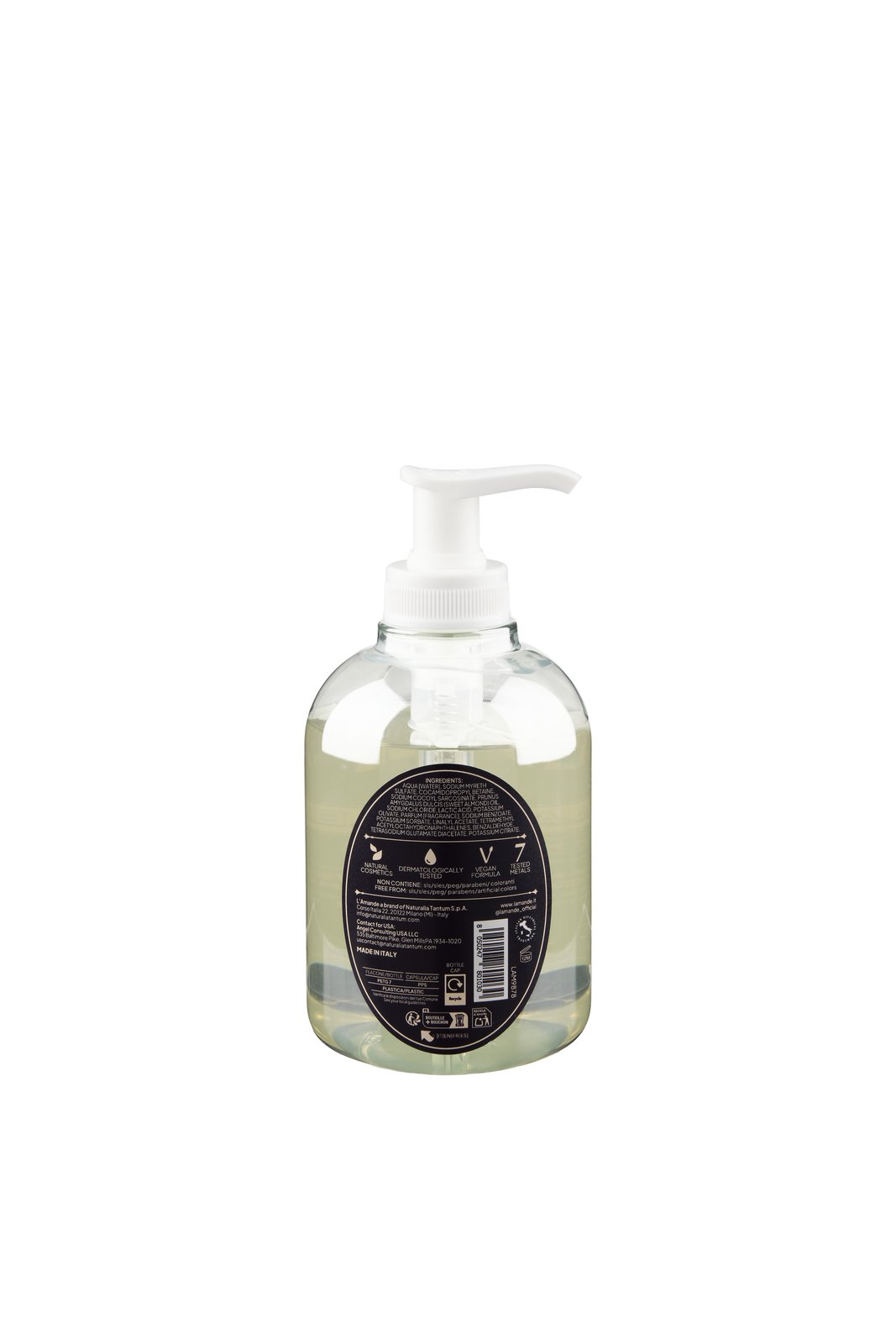 SAPONE LIQUIDO ALL'OLIO DI MANDORLE DOLCI