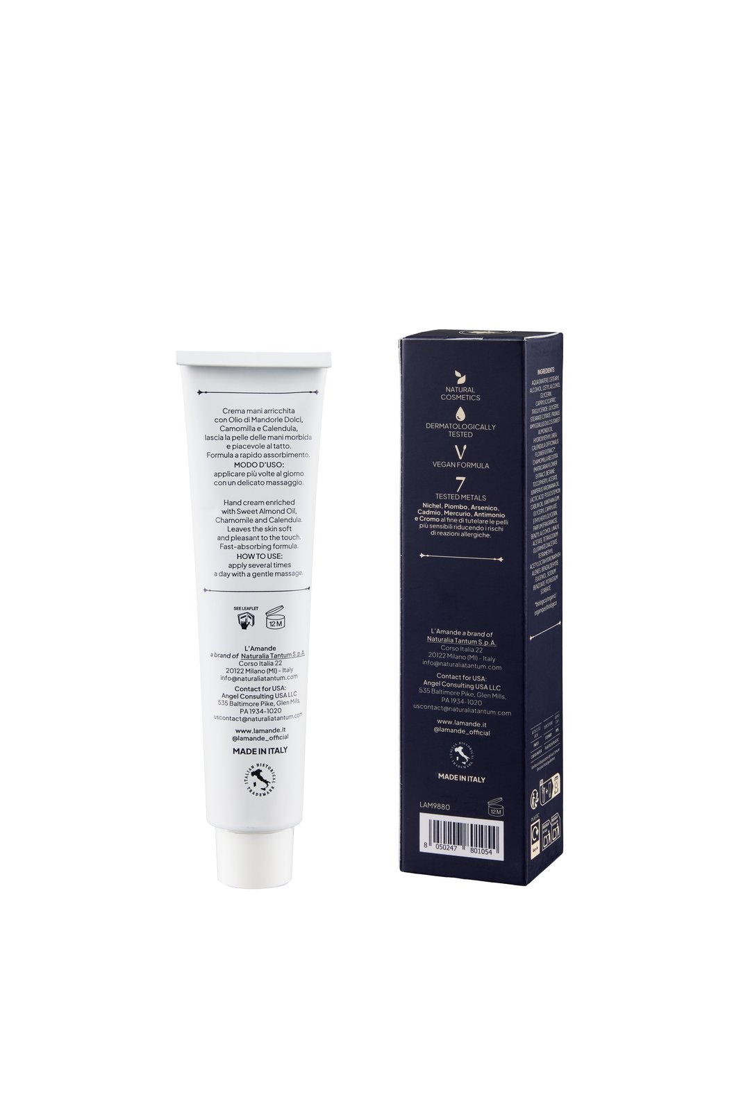 CREMA MANI ALL'OLIO DI MANDORLE DOLCI