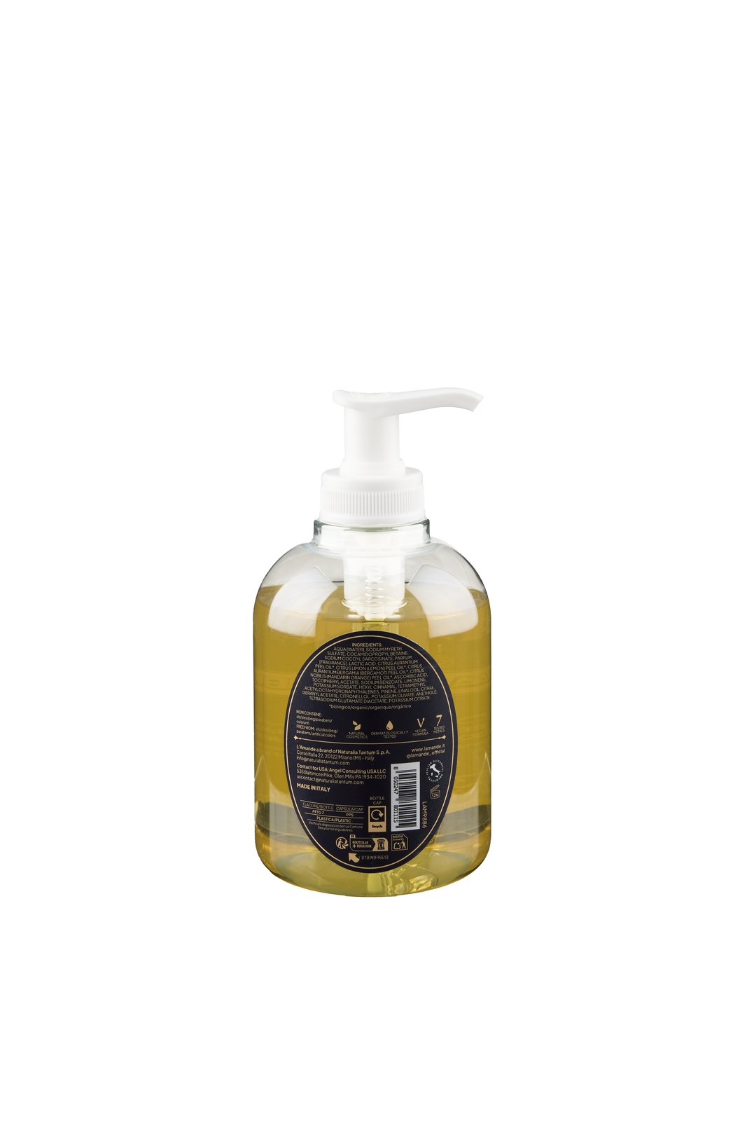SAPONE LIQUIDO AGLI OLI ESSENZIALI BIOLOGICI