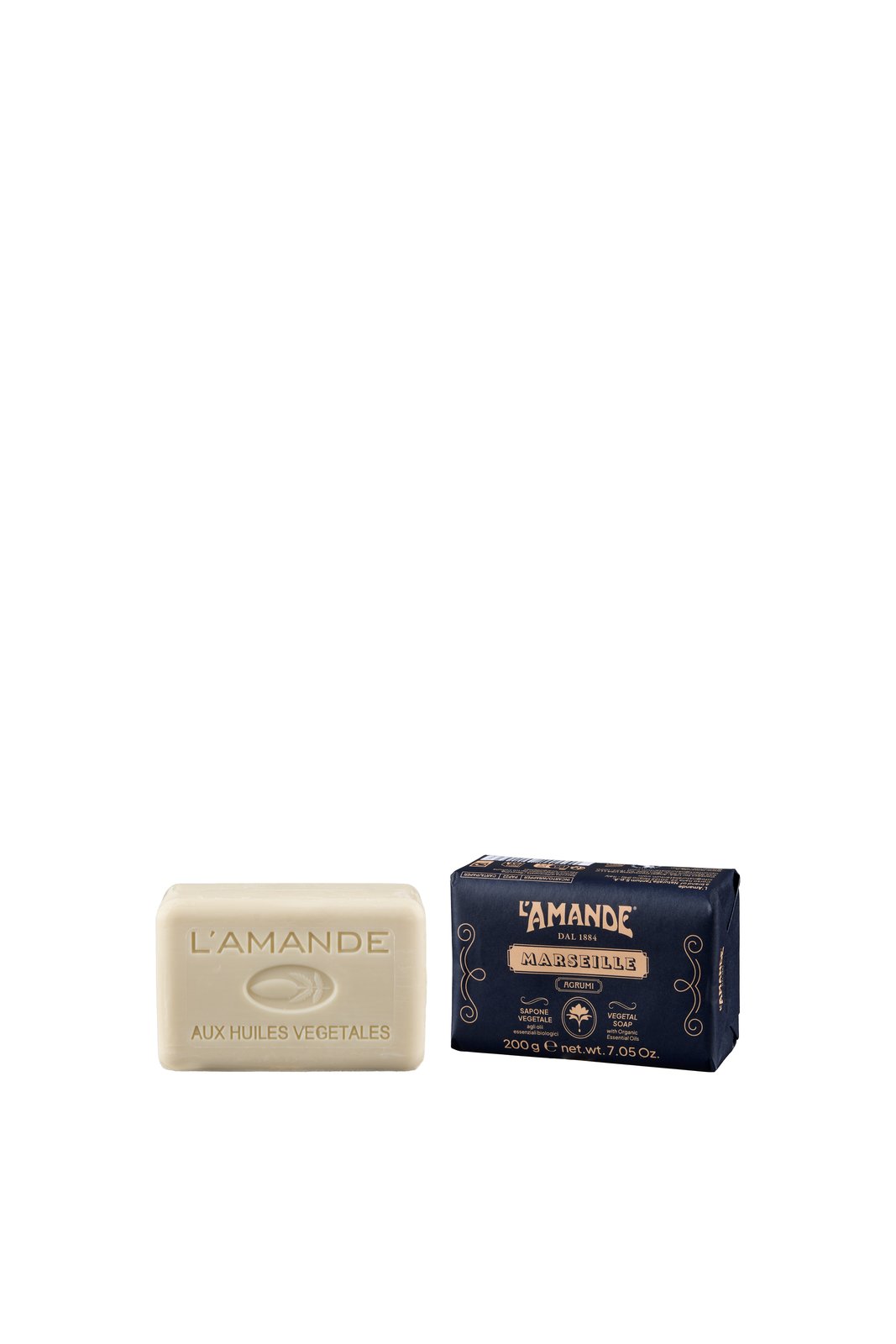 SAPONE VEGETALE AGLI OLI ESSENZIALI BIOLOGICI