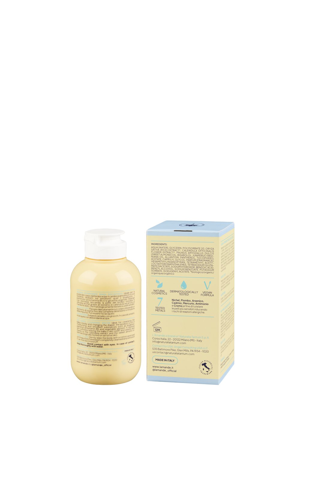 LATTE DETERGENTE SENZA RISCIACQUO