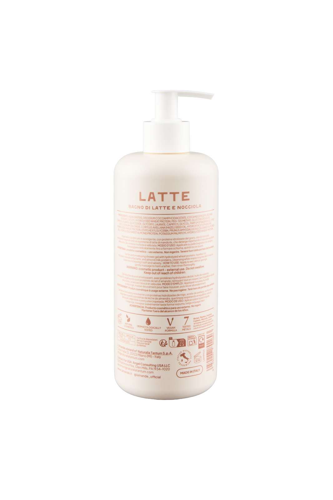 BAGNOSHIUMA IDRATANTE AL PROFUMO DI LATTE E NOCCIOLA