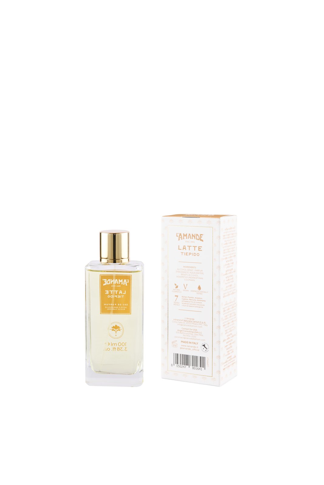 LATTE TIEPIDO EAU DE PARFUM LATTE E CARAMELLO