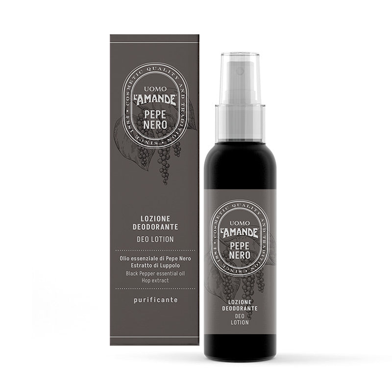 Lozione Deodorante traspirante Pepe Nero