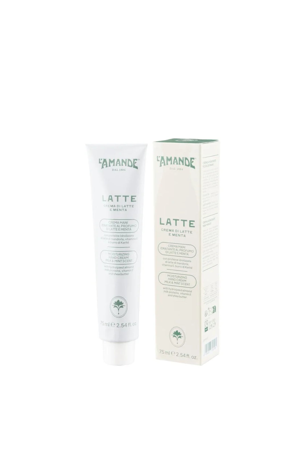 CREMA MANI IDRATANTE AL PROFUMO DI LATTE E MENTA
