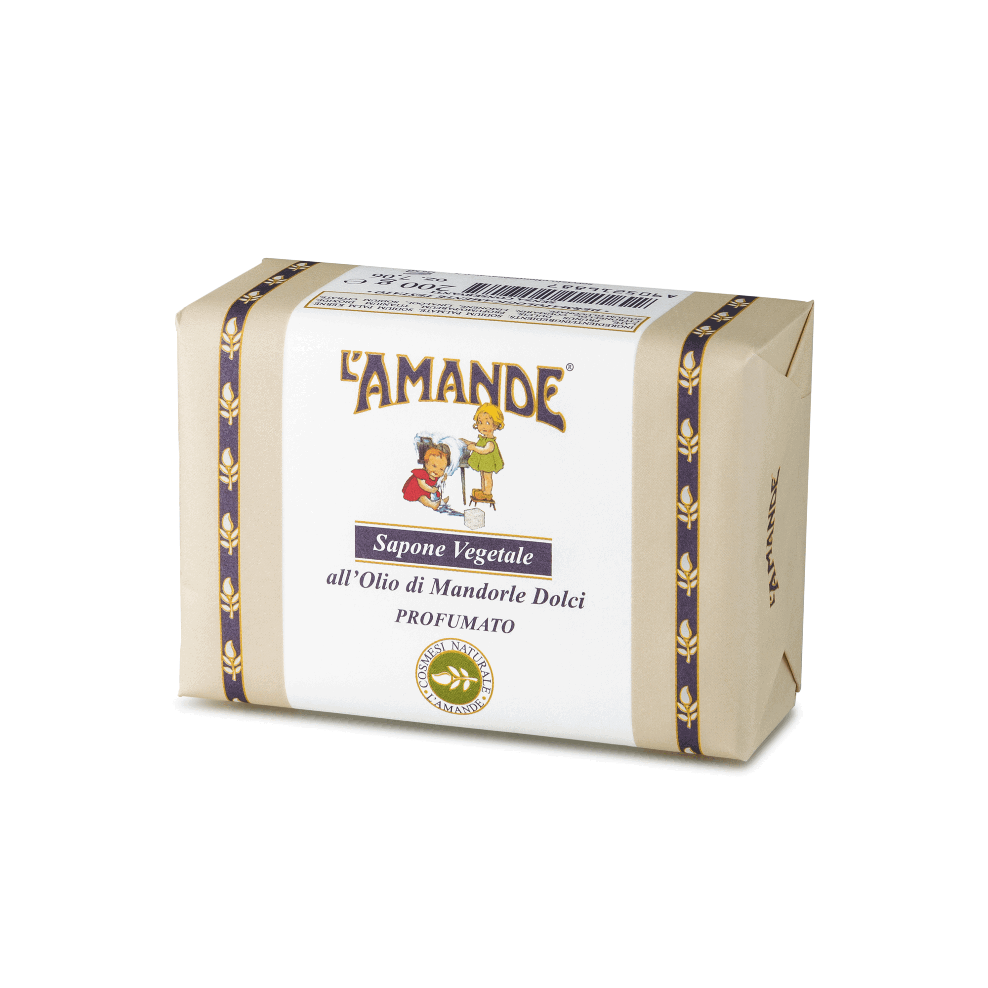 Sapone Vegetale all’Olio di Mandorle Dolci