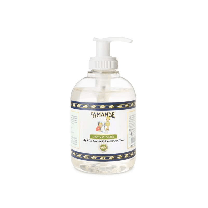 Detergente Liquido agli Oli Essenziali di Limone e Timo