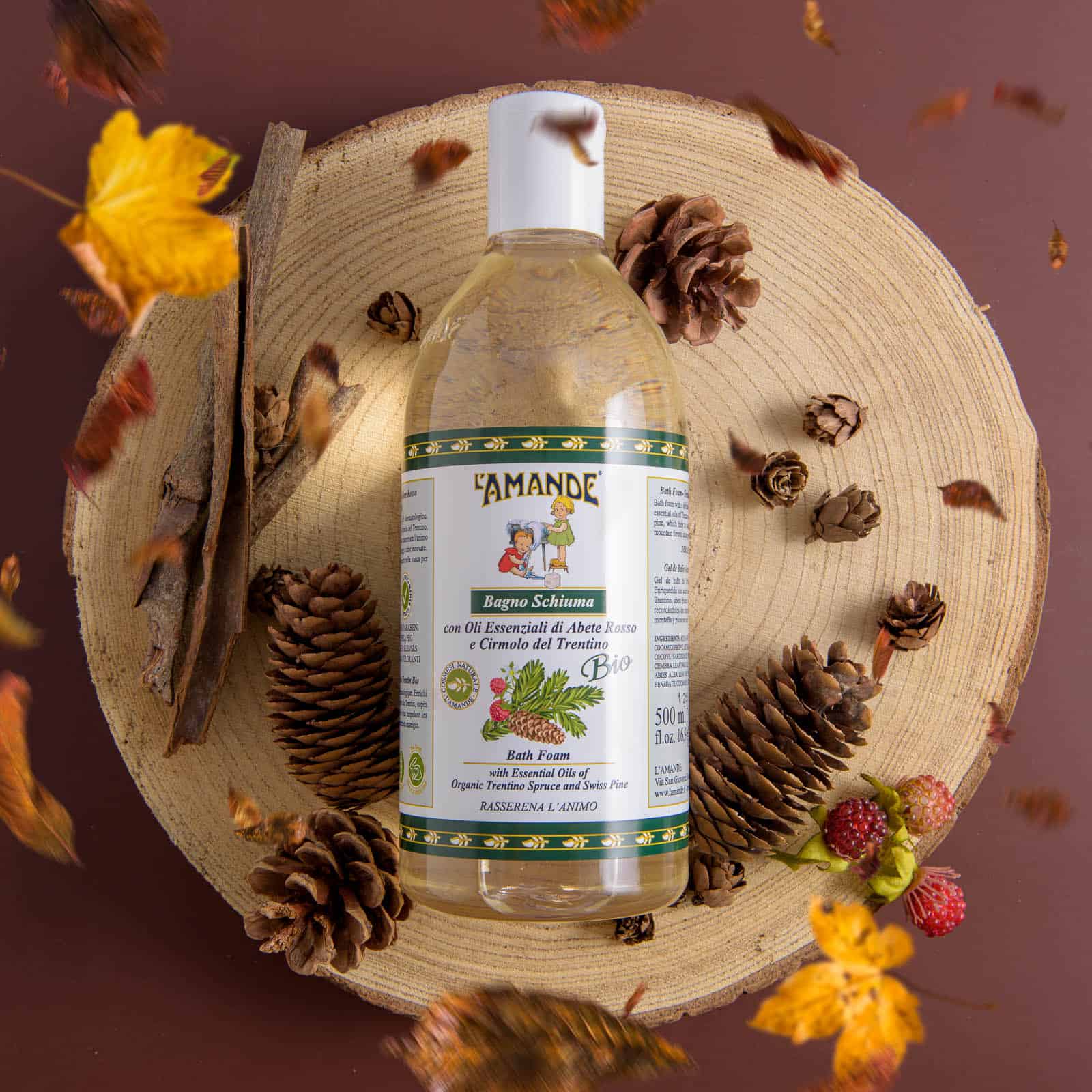 Bagno schiuma Abete rosso e cirmolo del Trentino