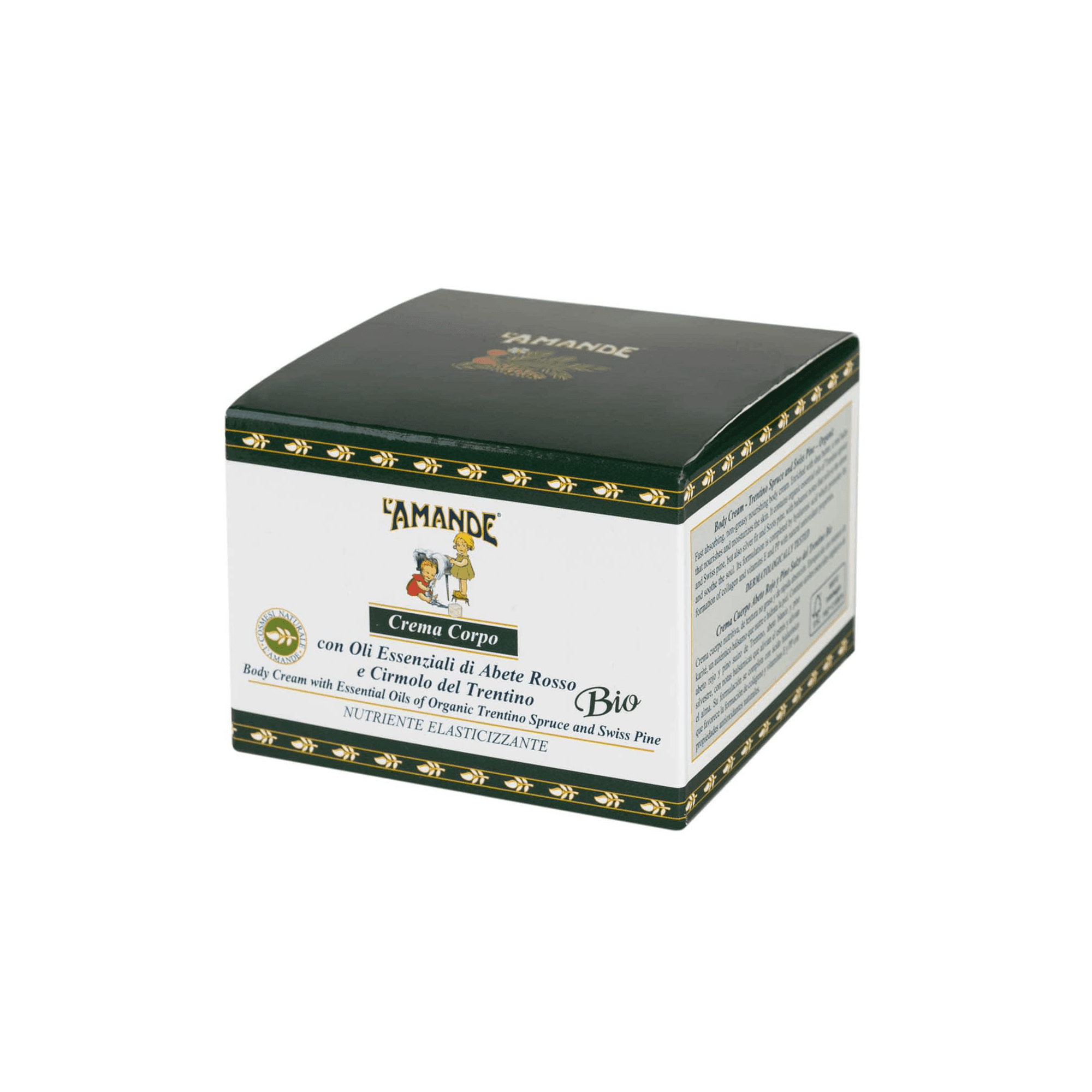 Crema corpo Abete rosso e cirmolo del Trentino