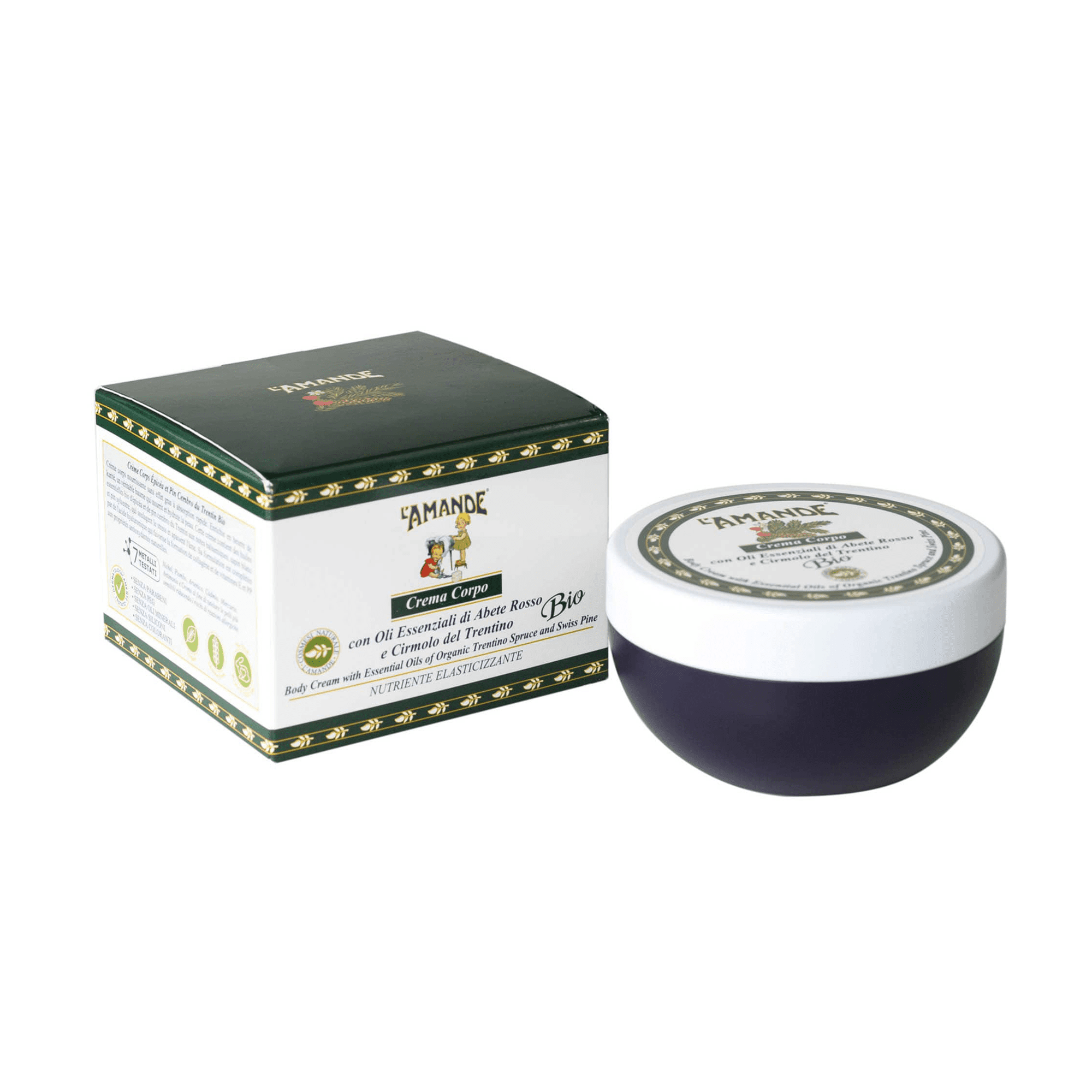 Crema corpo Abete rosso e cirmolo del Trentino