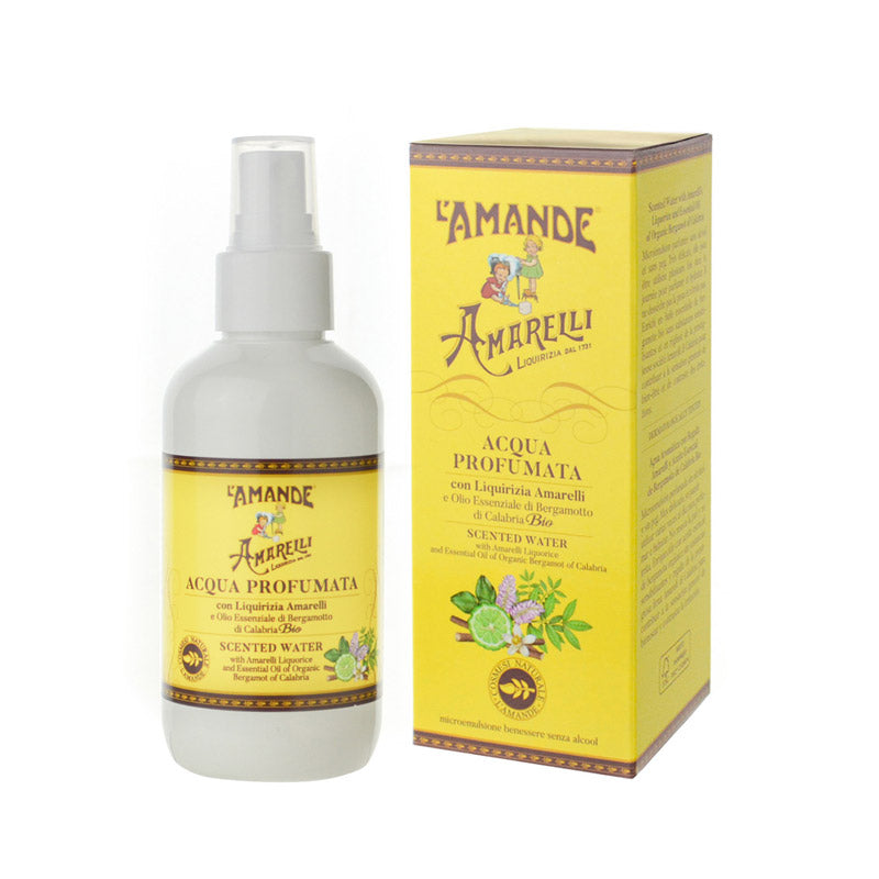 Acqua profumata con Liquirizia Amarelli e Olio Essenziale di Bergamotto di Calabria Bio